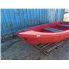 Image 2 : Liferaft Styrofoam + Plastic Coated Unsinkable 11'8" Boat with Motor Guide 12V
