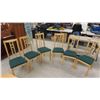 Image 1 : 6 Wooden Kitchen Chairs 