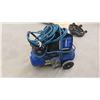 Image 1 : 1.5 HP 7 Gal Portable Air Compressor with Plenty of Hose - Power Fist