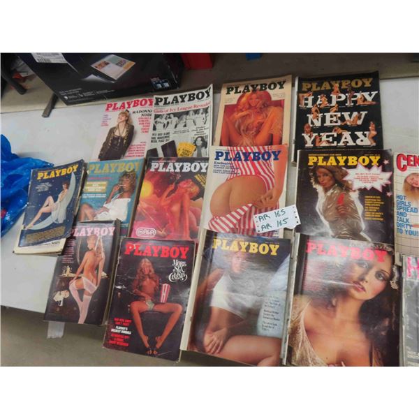 13 Playboy Magazines - 1970s+ 80s ; Madonna, Ferra Faucet