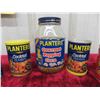 Image 2 : 4 Antique Key Open Planters Peanuts Tins - All Excellent Condition with Lids & 3 