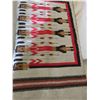 Image 2 : Vintage 1940s Navajo First Nations Loomed Rug, Hand Dyed, Corn Dance - Very Nice 