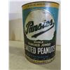 Image 2 : Rare 10 lb Pansies Peanut Tin with Lid - Nice Early Tin