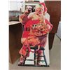 Image 1 : Vintage Coca-Cola Stand Up Santa Store Display 5' Tall - Heavy Cardboard