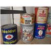 Image 2 : Huge Lot of Vintage Product Tins - Lots of Planters Peanuts 