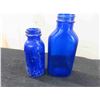 Image 2 : 5 Cobalt Blue Bottles + Vintage Heinz Bottle & 2 Ladies Watches