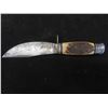 Image 2 : Hunting Knife with Carved Handle + Sheath