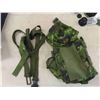 Image 3 : Camo Bags, Beret, Military Mending Bag, Pentax Camera + Flash