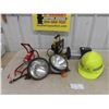 Image 1 : Air Pump, LED Work Light, 2 Exterior Mount Headlights, Hard hat