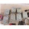 Image 2 : Electrical Supplies ; Boxes, Breakers 15-40 Amp , Face Plates, plus more