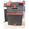 Image 8 : Black + Decker 2 pc Rolling Suitcase Toolbox with Allen Keys, Drill Bits, Chalk line, 