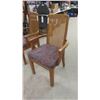 Image 2 : 2 Oak Captain Dining Room Chairs