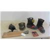 Image 1 : Paint Ball Mask, Filleting Board, T Max Size 10 Boots