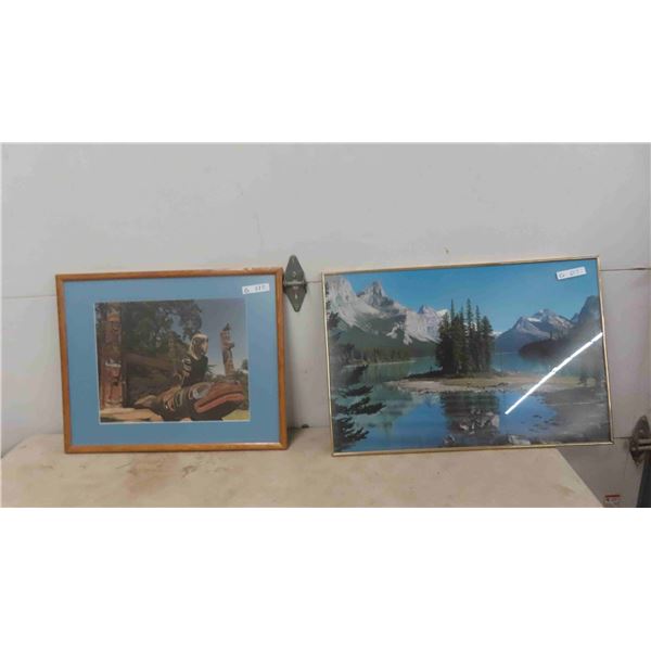 2 Framed Photos