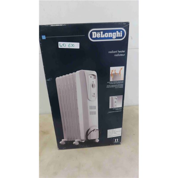 DeLonghi New 1500 Watt Radiant Heater 