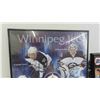 Image 3 : 2 WPG Jets Framed Pictures ; Teemu Selanne 22.5" x 27" with Autograph & 