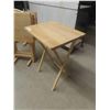Image 3 : Set of 4 Wooden TV Tables + Rack & Stool/ Plant Stand