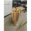 Image 6 : Set of 4 Wooden TV Tables + Rack & Stool/ Plant Stand