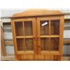 Image 4 : Pine Step Back Cupboard - 2 pc 16" x 35" x 71" 