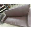 Image 3 : Leather Style Couch 78" Wide