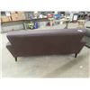 Image 5 : Leather Style Couch 78" Wide