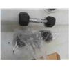 Image 2 : 6pc Metal/ Rubber Dumbbell Set: (2) 5lb, (2) 10lb, (2) 20lb - 70 lbs Total