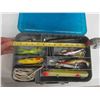 Image 1 : Fishing Tackle Box with Tackle - Lures