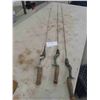 Image 1 : 3 Vintage Fishing Rods with Square Rod