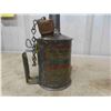 Image 2 : Vintage Galvanized Oil Can with 18" Spout + Handle, CN Work Place Label & 