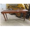 Image 1 : Rustic Wood Sofa Table 17.25" x 30" x 60"