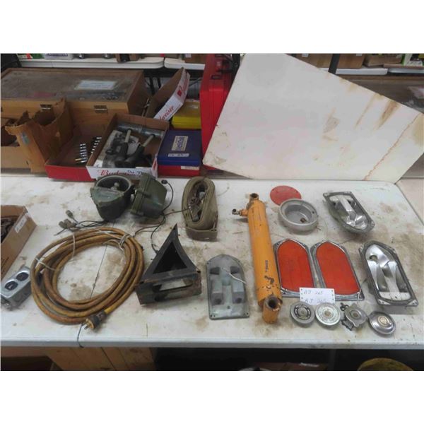 Extension Cord, Tie Down Strap, Tail lights, Reflectors, Gas Caps, Shock