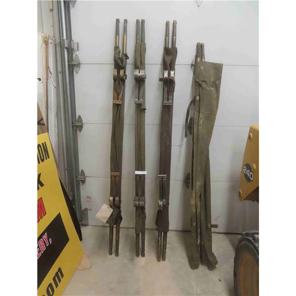 Military Folding Stretchers (4) 