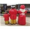 Image 2 : Black Americana Salt + Pepper Shakers - tallest 5" 