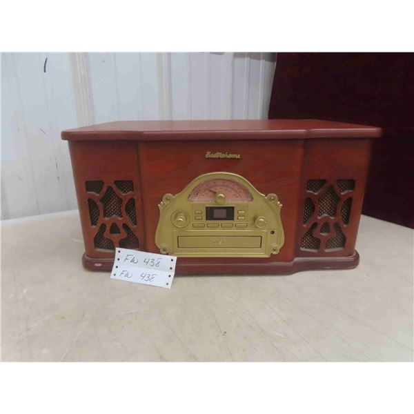 Electrohome Nostalgia Music Centre - AM/FM Radio, CD Player, Turntable ...