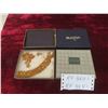 Image 1 : 4pc Jewelry Set ; Bracelet, Earrings, Brooch & Buxton Leather Wallet