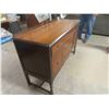 Image 2 : Walnut Buffet -  Vintage 20" x 38" x 53" 