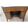 Image 3 : 1/4 Cut Oak Drop Front Security Desk 15" x 31" x 41" 