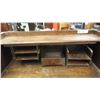 Image 8 : 1/4 Cut Oak Drop Front Security Desk 15" x 31" x 41" 