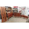 Image 1 : Modern 4pc Bedroom Suite ; Dresser 20" x 43" x 56" , 2 Night Stands 16" x 25" x 26" & 