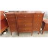 Image 2 : Modern 4pc Bedroom Suite ; Dresser 20" x 43" x 56" , 2 Night Stands 16" x 25" x 26" & 