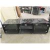 Image 2 : 3pc Modern Entertainment Set ; TV Stand 17"x 20" x 60" , 2 Tower/ Open Shelves 