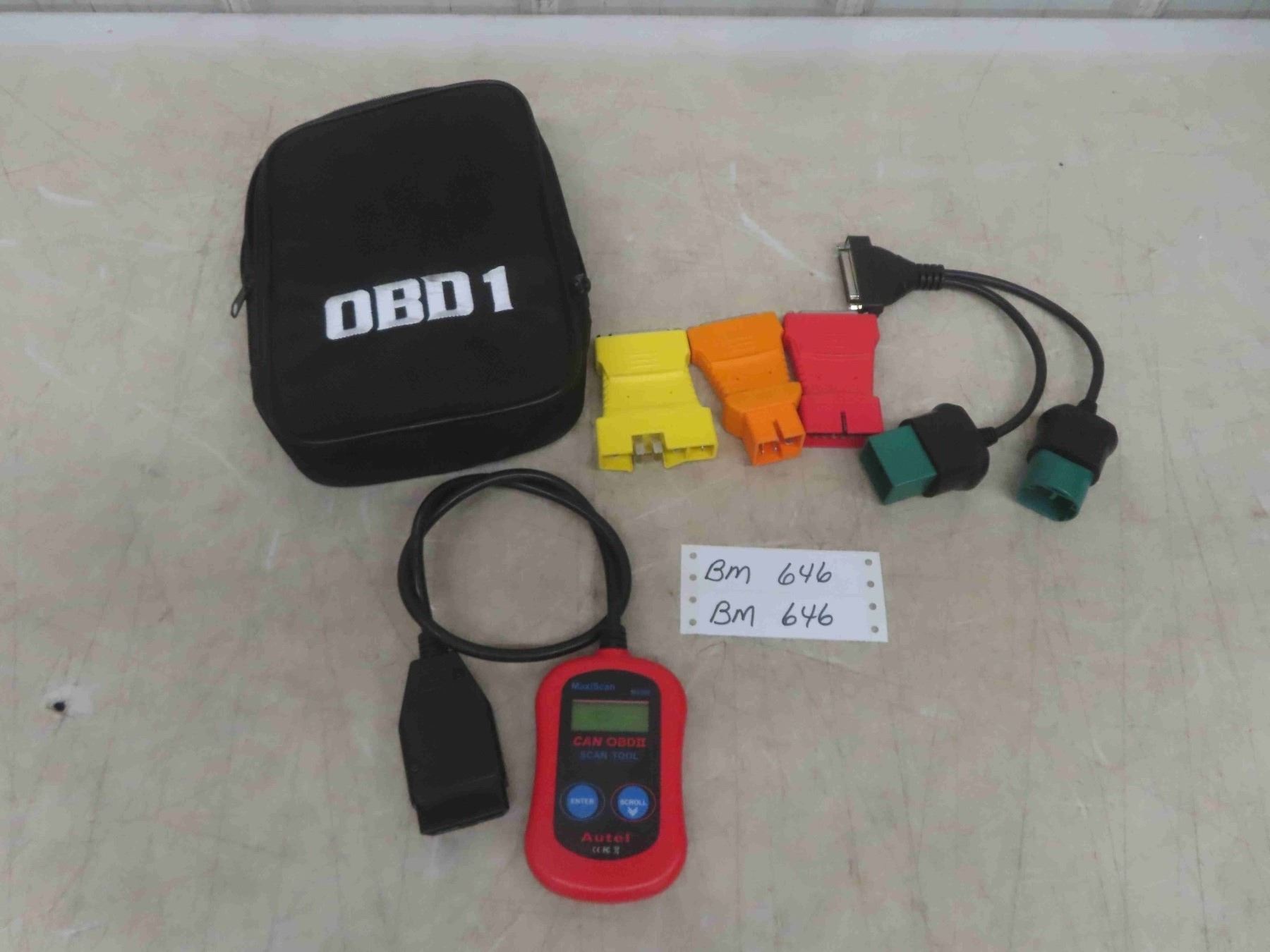 Autell Autolink OBD II Reader AL 419 & OBD 1 Reader Attachments