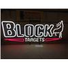 Image 1 : Neon Sign -2 Color ' Block Targets' - Works 7" x 15" x 36" 