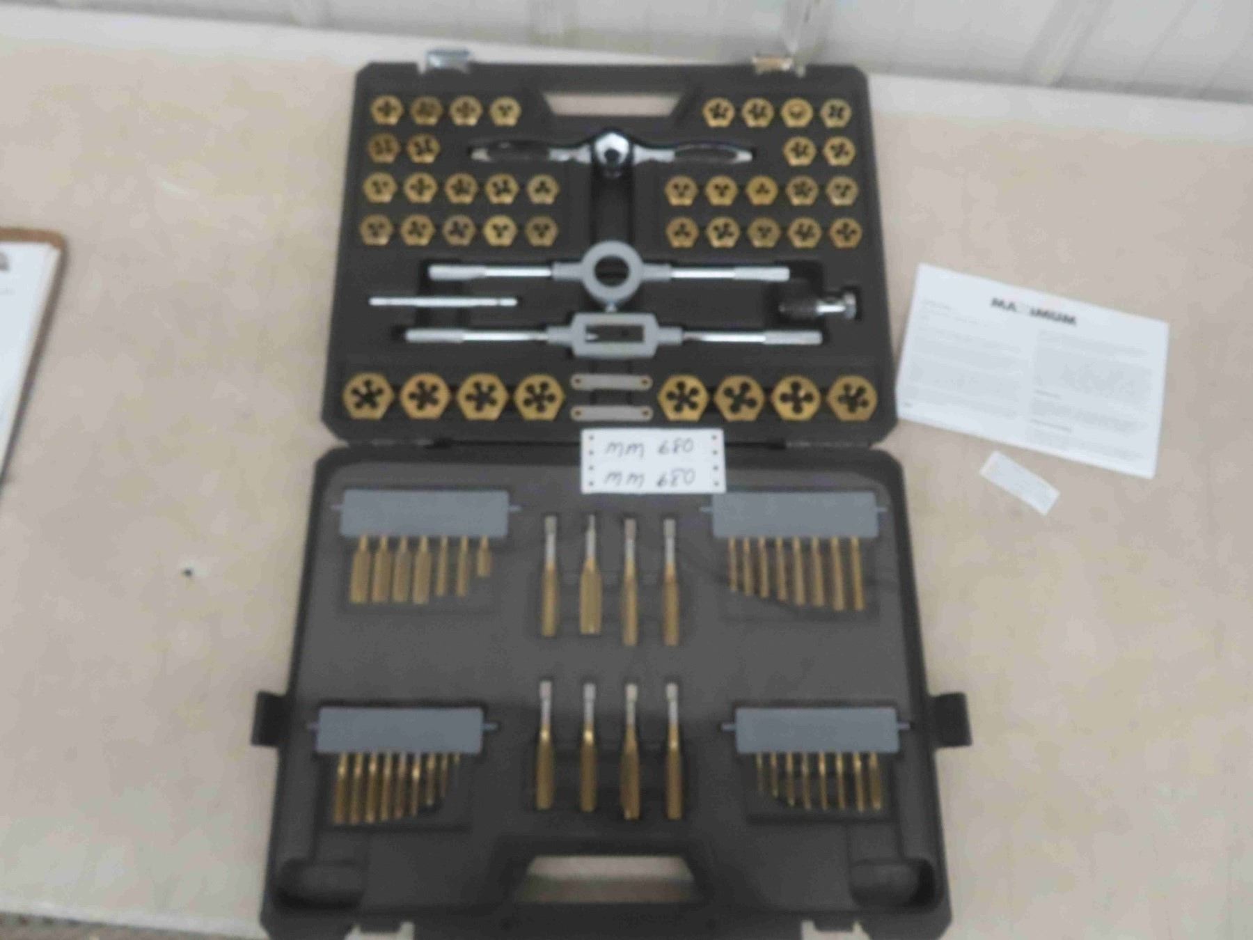 Maximum Tap + Die Set with Case - McSherry Auction Service Ltd.