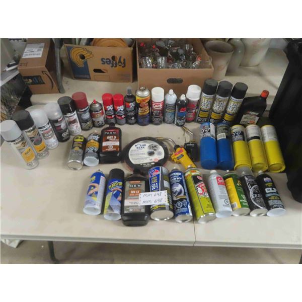 Tremclad Spray Paint, De-Icer, Air Filter Oil, Carb Cleaner, Rubber Sealant, Brake 
