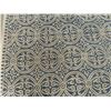 Image 5 : Area Rug 93" x 94" - blue + cream