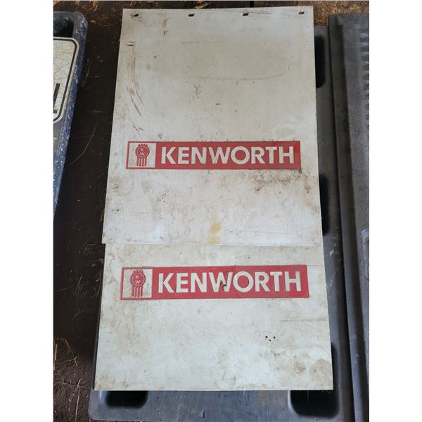 2- Kenworth mud flaps