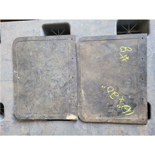 2- 16" x 20" mud flaps