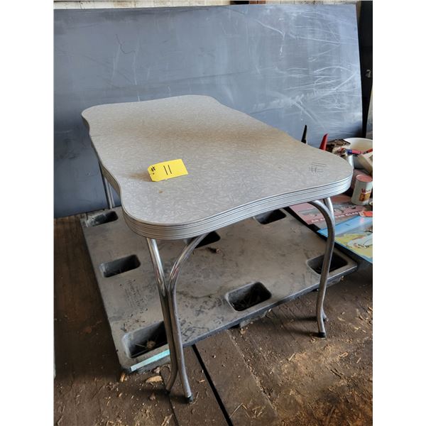 Retro chrome kitchen table