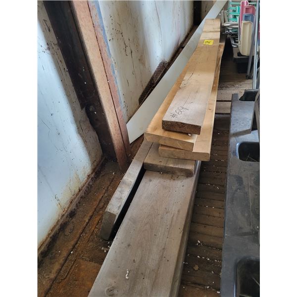 Qty of wood, 2x4, 2x6 & misc.